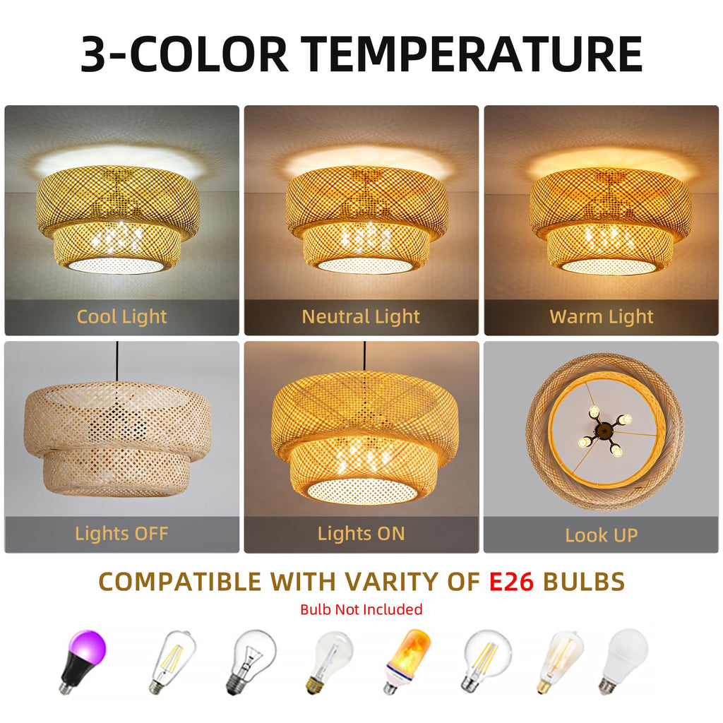 Bamboe hanglamp